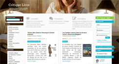 Desktop Screenshot of critique-livre.fr